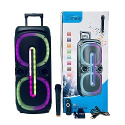 Sing-e Portable Wireless Speaker ZQS10201 with Mic and Remote Control Black Sing-e Portable Wireless Speaker ZQS10201 with Mic and Remote Control Black